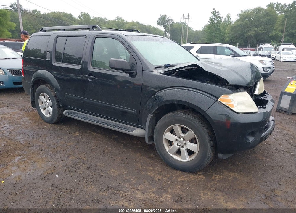 2008 NISSAN PATHFINDER SE VIN: 5N1AR18B08C609875