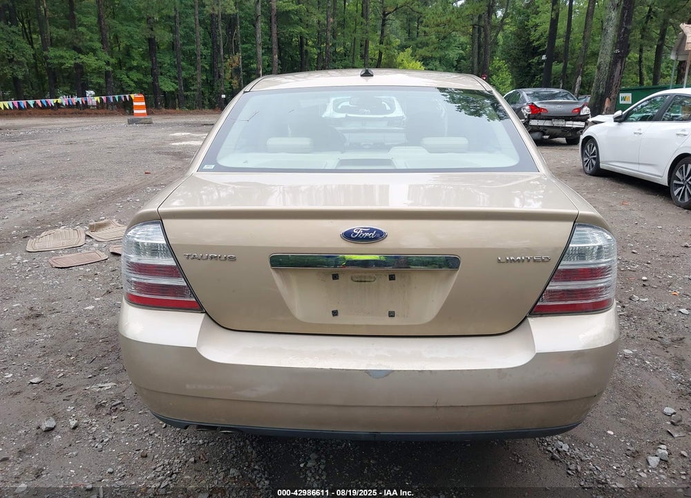 2008 FORD TAURUS LIMITED VIN: 1FAHP25W78G107773