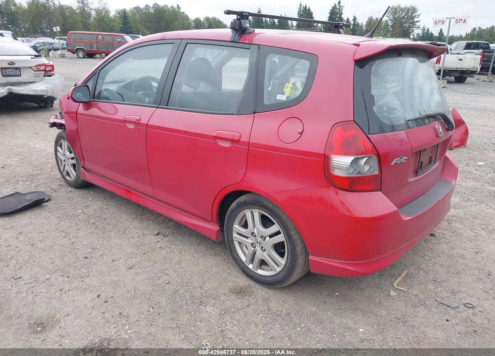 2007 HONDA FIT SPORT VIN: JHMGD38667S029562