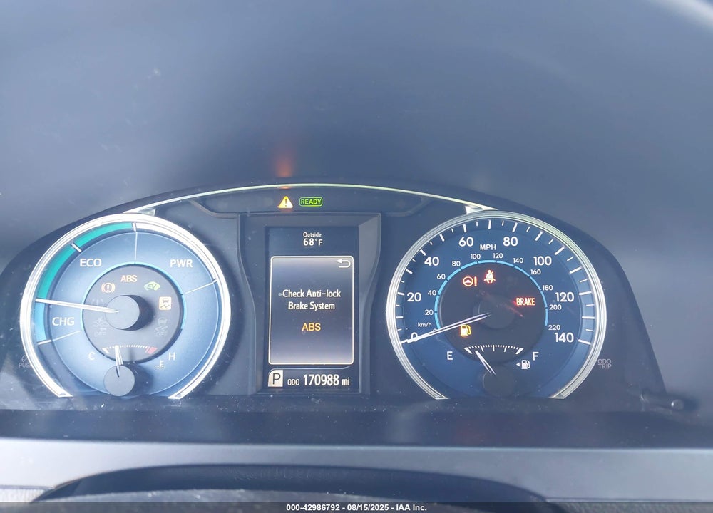 2015 TOYOTA CAMRY HYBRID XLE VIN: 4T1BD1FK8FU154903