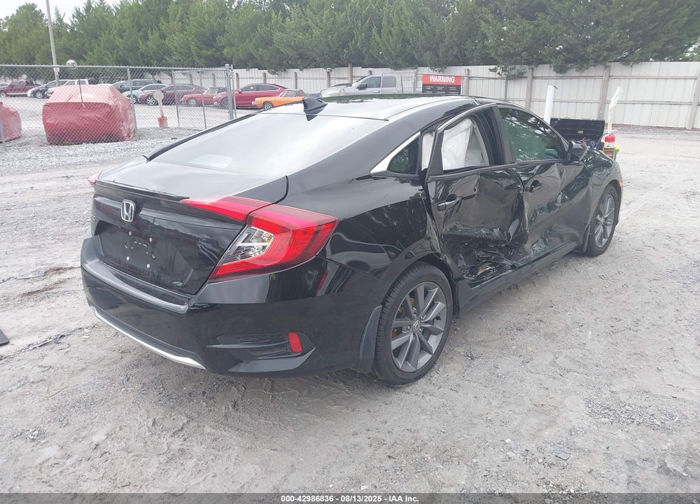 2019 HONDA CIVIC EX VIN: 19XFC1F34KE007309