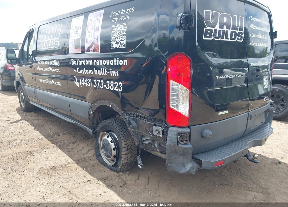 2016 FORD TRANSIT BASE W/SLIDING PASS-SIDE CARGO-DOOR VIN: 1FTYR2YG9GKB48636