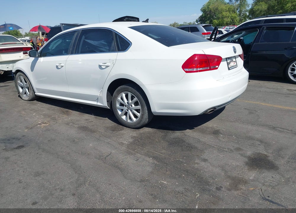 2013 VOLKSWAGEN PASSAT VIN: 1VWBP7A34DC090521