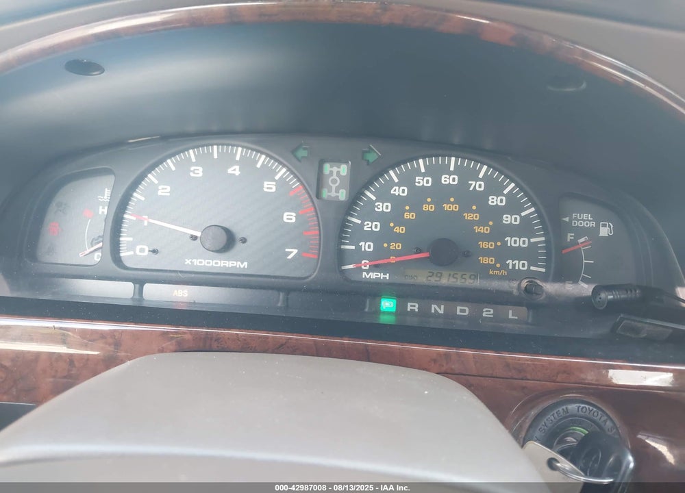 2000 TOYOTA 4RUNNER LIMITED V6 VIN: JT3HN87R7Y0265747