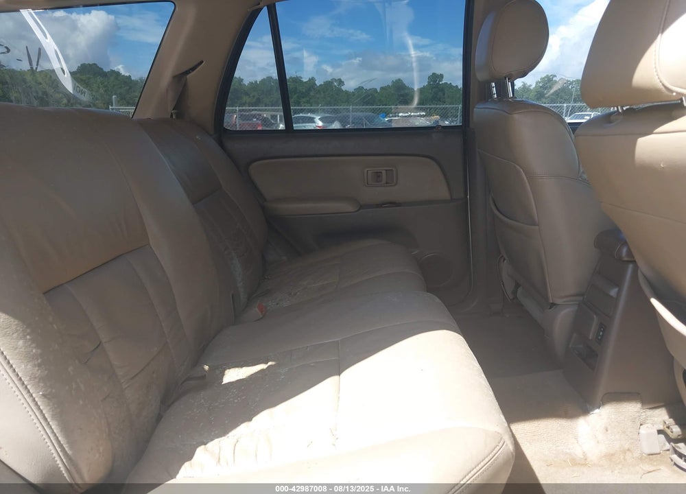 2000 TOYOTA 4RUNNER LIMITED V6 VIN: JT3HN87R7Y0265747