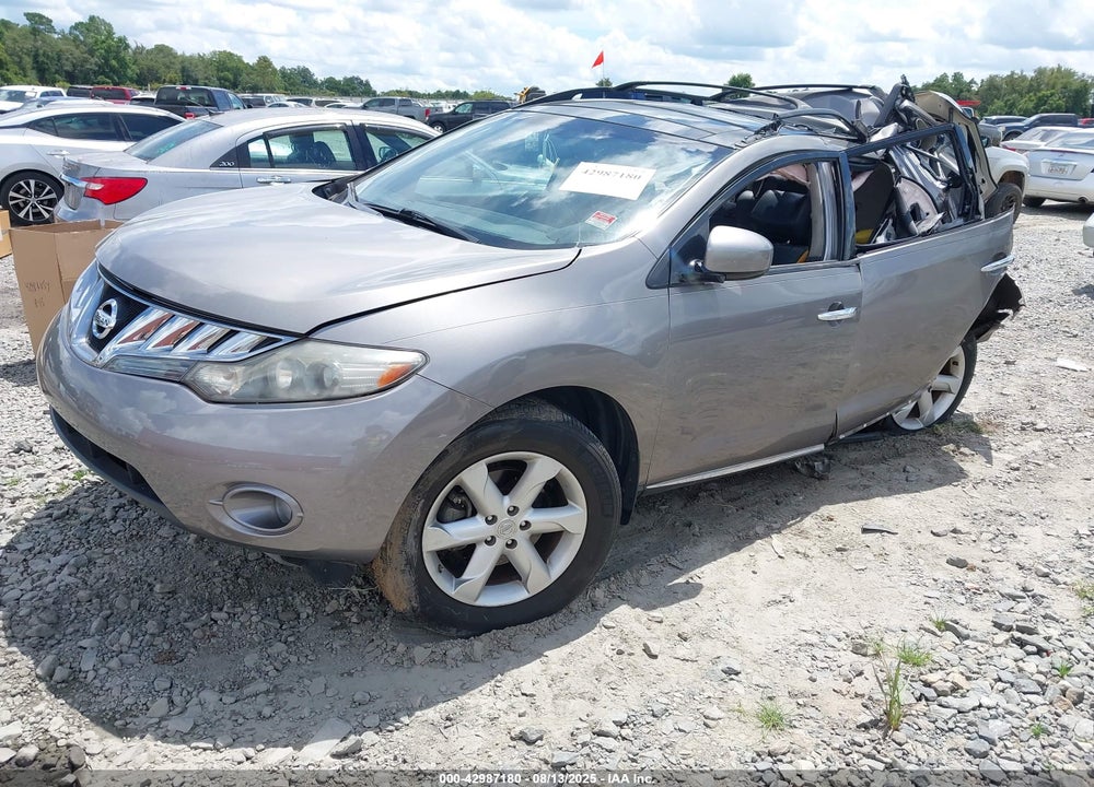 2010 NISSAN MURANO VIN: JN8AZ1MUXAW007165