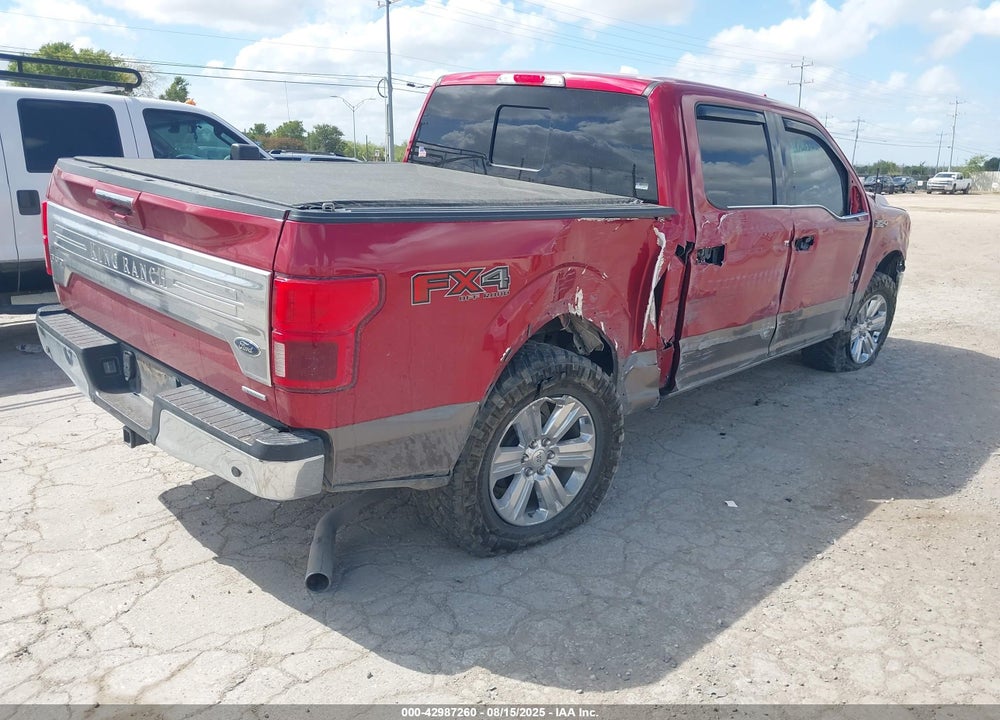 2020 FORD F-150 KING RANCH VIN: 1FTEW1E46LFB15144