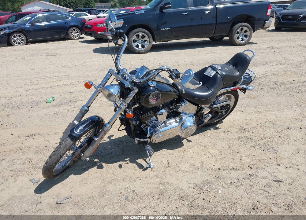 2007 HARLEY-DAVIDSON FXST CUSTOM VIN: 1HD1JL5107Y034907