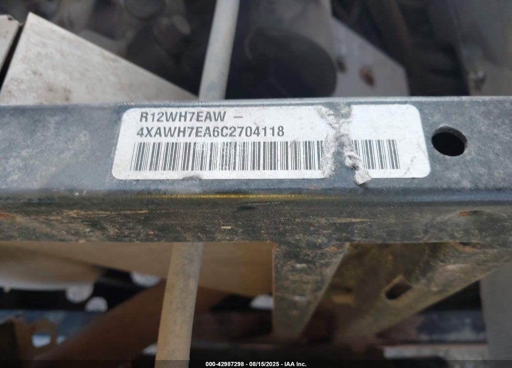 2012 POLARIS RANGER 800 CREW EPS VIN: 4XAWH7EA6C2704118