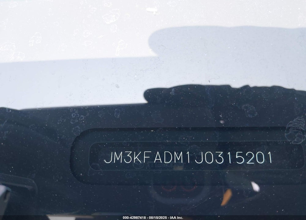 2018 MAZDA CX-5 VIN: JM3KFADM1J0315201