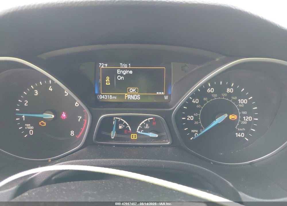 2014 FORD FOCUS VIN: 1FADP3F26EL229608