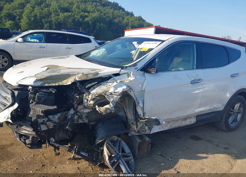 2017 HYUNDAI SANTA FE VIN: 5NMZTDLB4HH021190