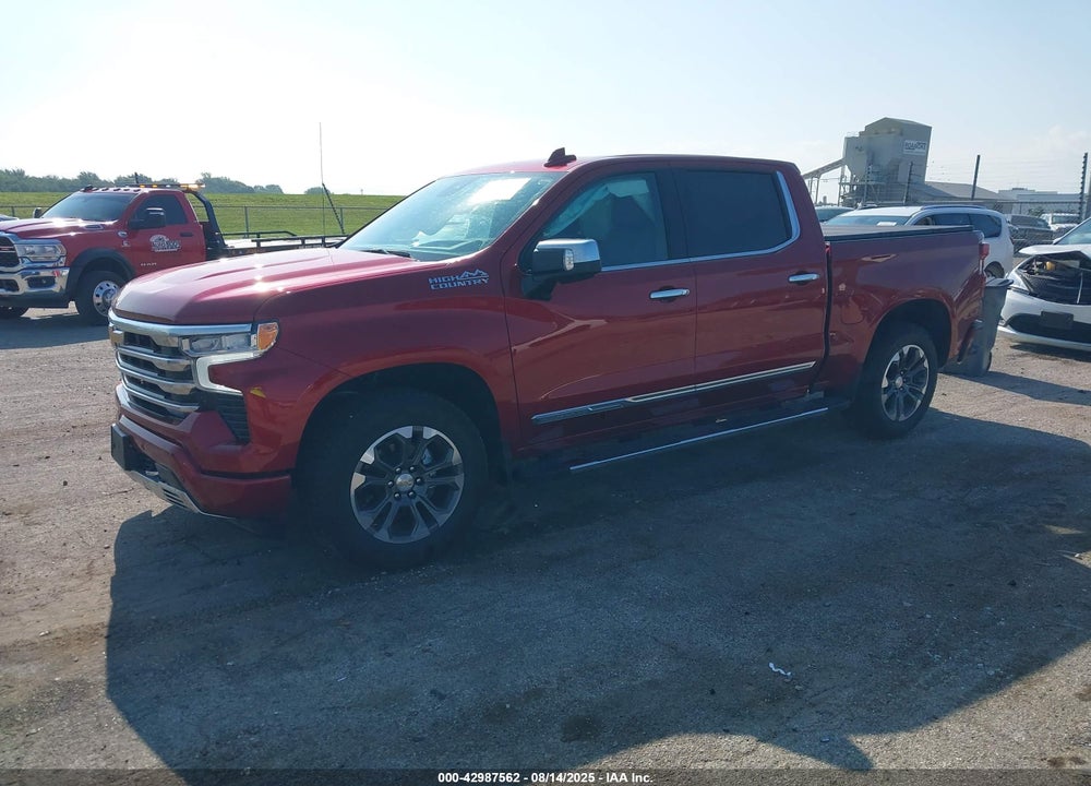 2025 CHEVROLET SILVERADO 1500 4WD SHORT BED HIGH COUNTRY VIN: 1GCUKJEDXSZ176551