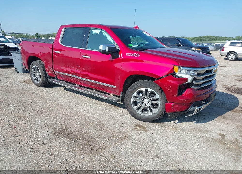 2025 CHEVROLET SILVERADO 1500 4WD SHORT BED HIGH COUNTRY VIN: 1GCUKJEDXSZ176551
