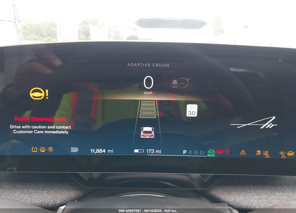2023 LUCID AIR VIN: 50EA1PFA4PA007351