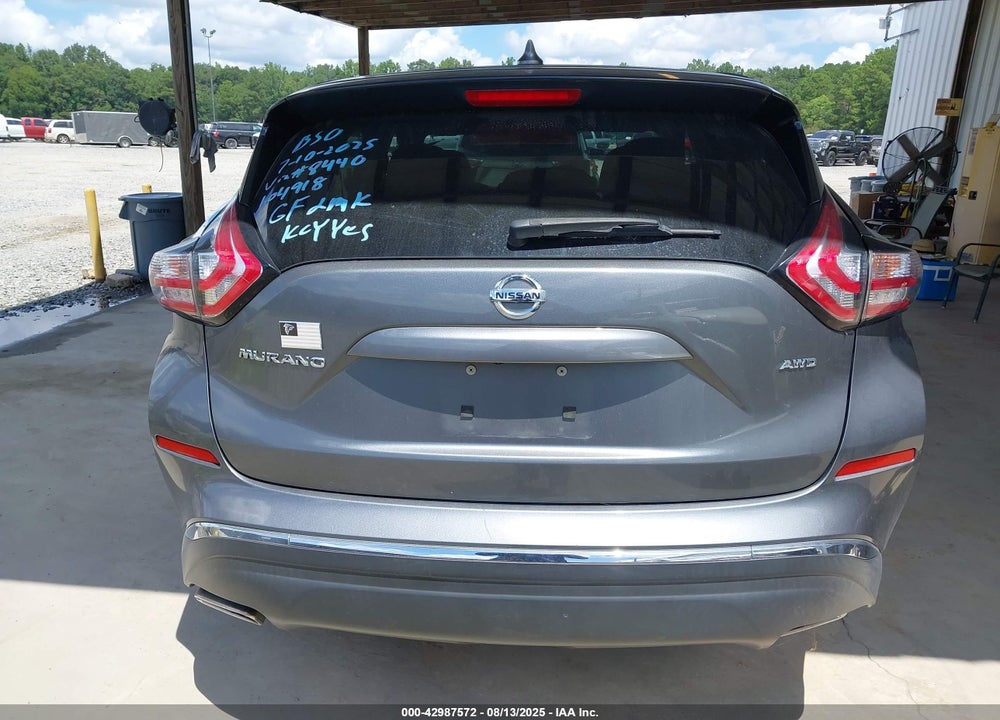 2017 NISSAN MURANO VIN: 5N1AZ2MH8HN128440