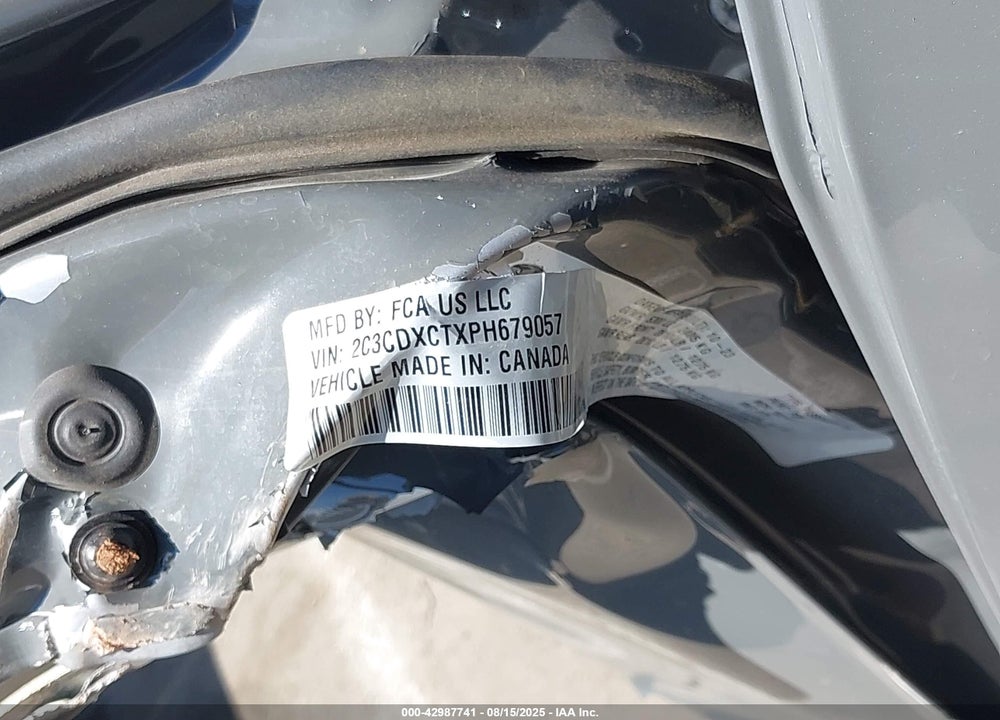 2023 DODGE CHARGER VIN: 2C3CDXCTXPH679057