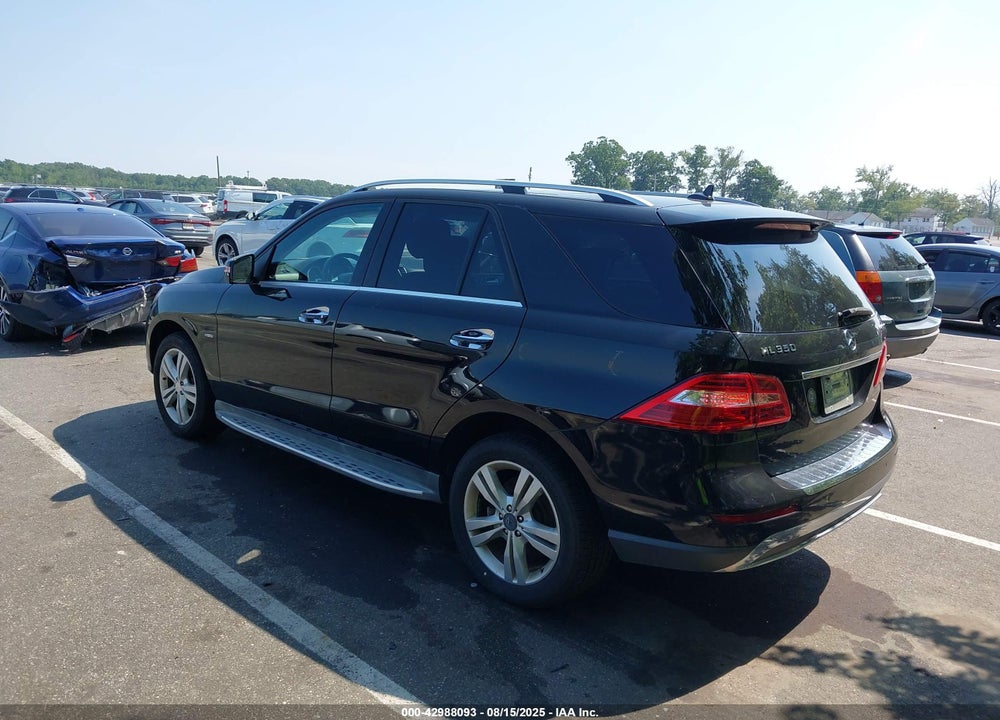 2012 MERCEDES-BENZ ML 350 4MATIC VIN: 4JGDA5HB7CA009502