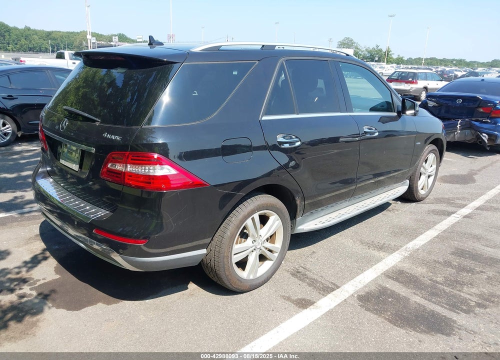 2012 MERCEDES-BENZ ML 350 4MATIC VIN: 4JGDA5HB7CA009502