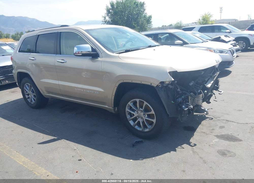 2014 JEEP GRAND CHEROKEE OVERLAND VIN: 1C4RJFCM5EC417254