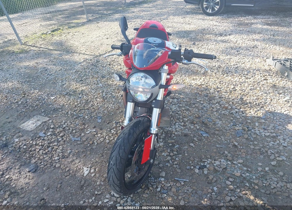 2012 DUCATI MONSTER 696 VIN: ZDM1RADN9CB056991