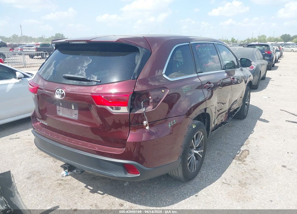 2019 TOYOTA HIGHLANDER VIN: 5TDZARFH6KS049726