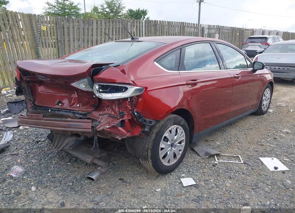 2014 FORD FUSION S VIN: 3FA6P0G77ER231449