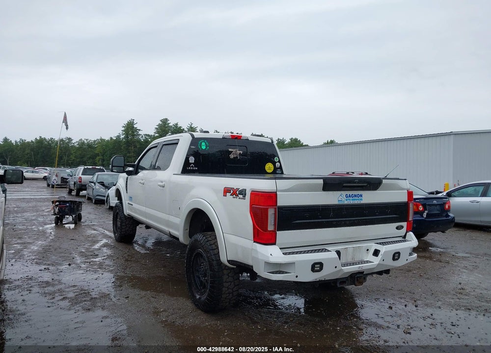 2020 FORD F-250 PLATINUM VIN: 1FT8W2BT7LEE14436
