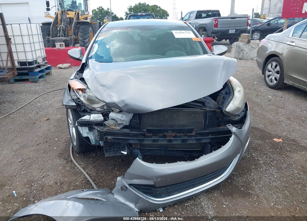 2012 HYUNDAI ELANTRA VIN: KMHDH4AE5CU191533