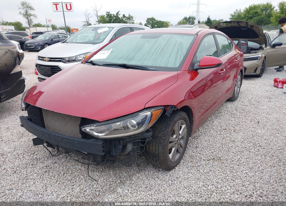 2018 HYUNDAI ELANTRA VIN: KMHD84LF9JU615461