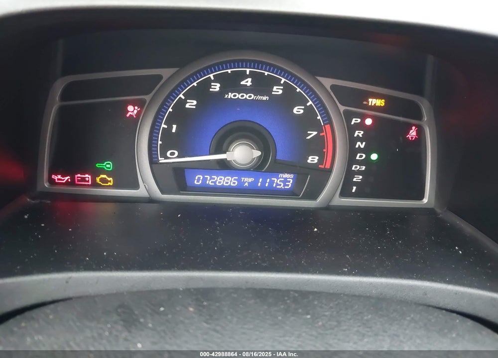 2009 HONDA CIVIC VIN: 2HGFG12649H510603