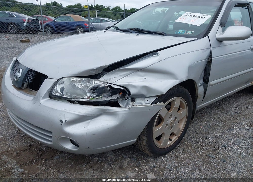2006 NISSAN SENTRA 1.8S VIN: 3N1CB51D76L544080