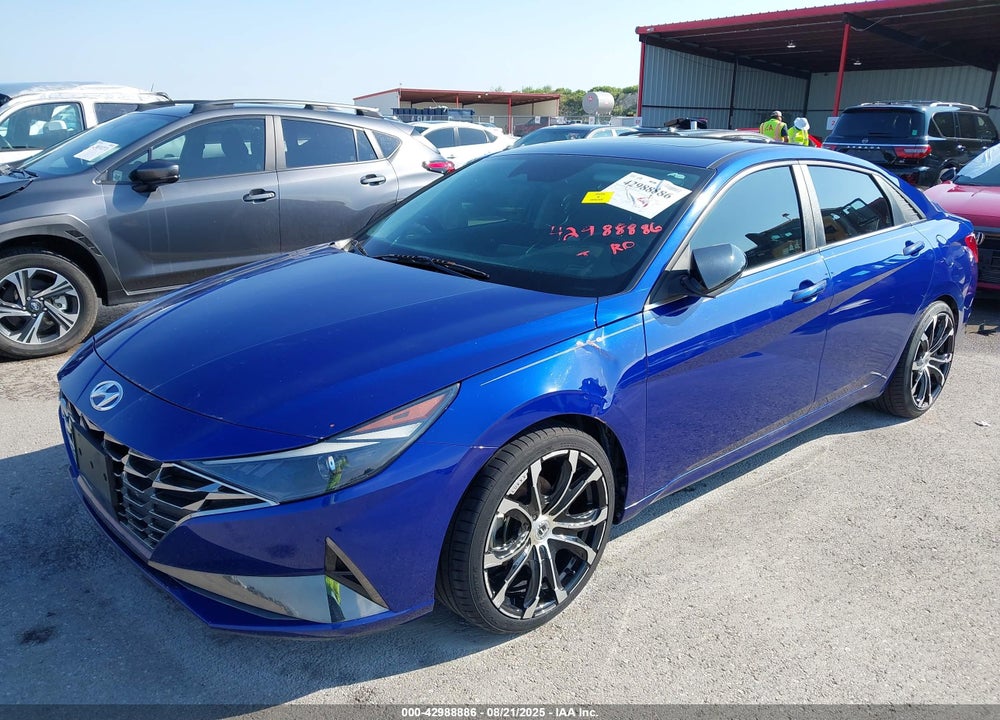 2021 HYUNDAI ELANTRA VIN: 5NPLN4AG5MH027124