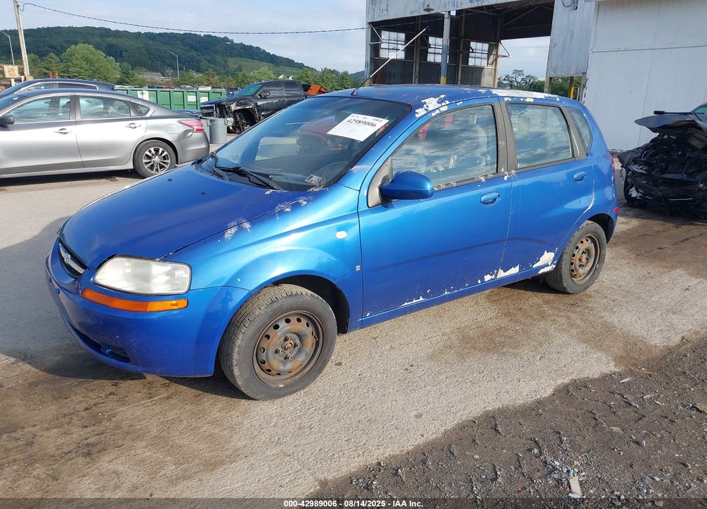 2008 CHEVROLET AVEO 5 LS VIN: KL1TD66618B135656