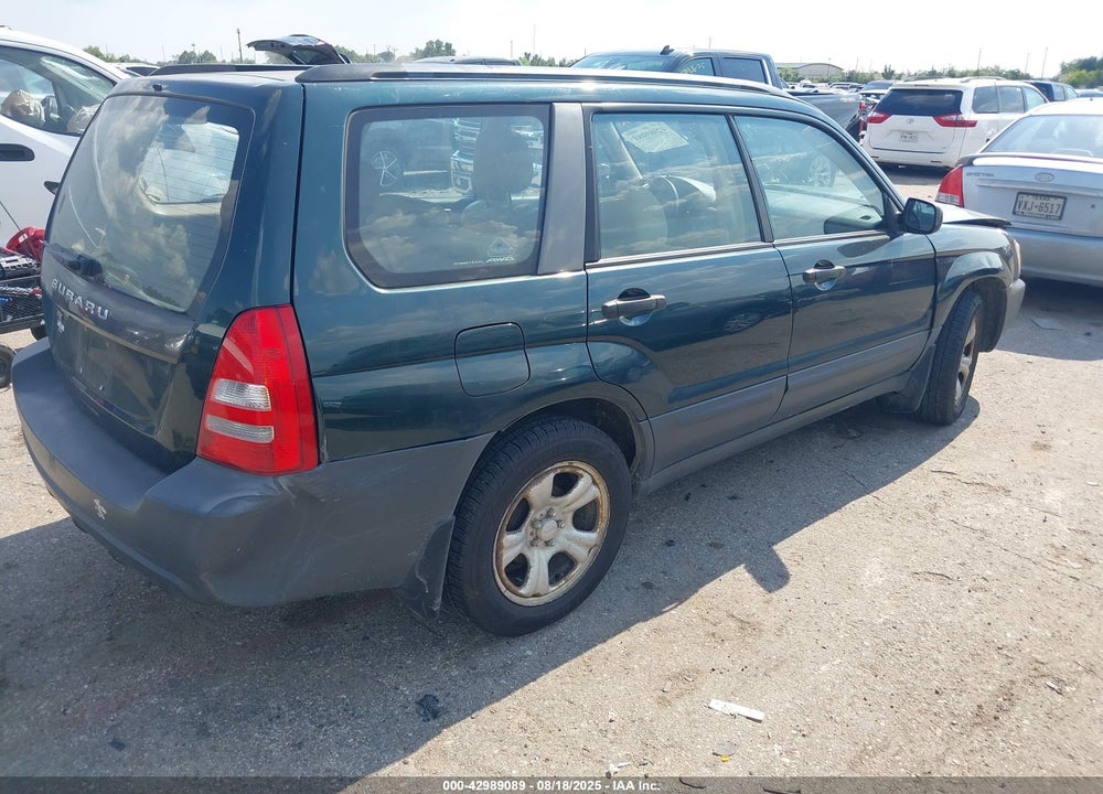 2005 SUBARU FORESTER 2.5X VIN: JF1SG63635H700679
