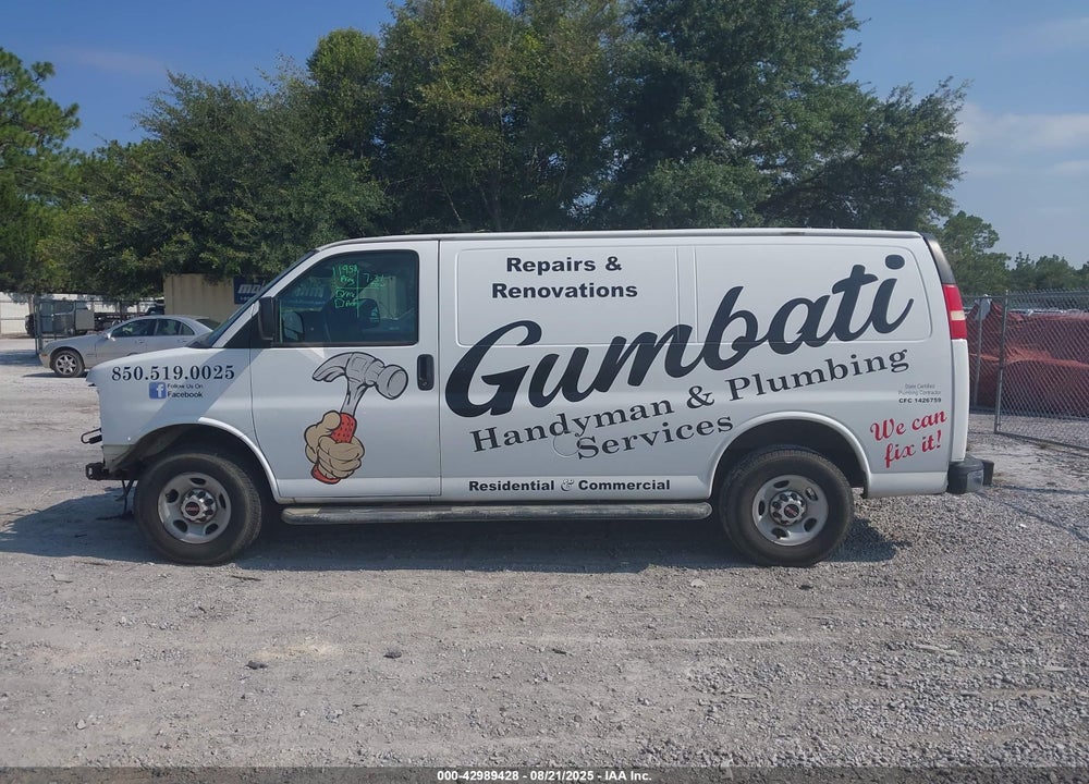 2015 GMC SAVANA 2500 WORK VAN VIN: 1GTW7FCF7F1901538