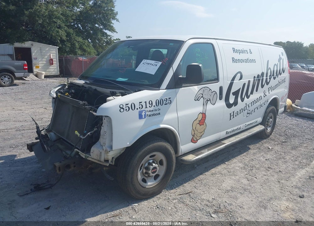 2015 GMC SAVANA 2500 WORK VAN VIN: 1GTW7FCF7F1901538