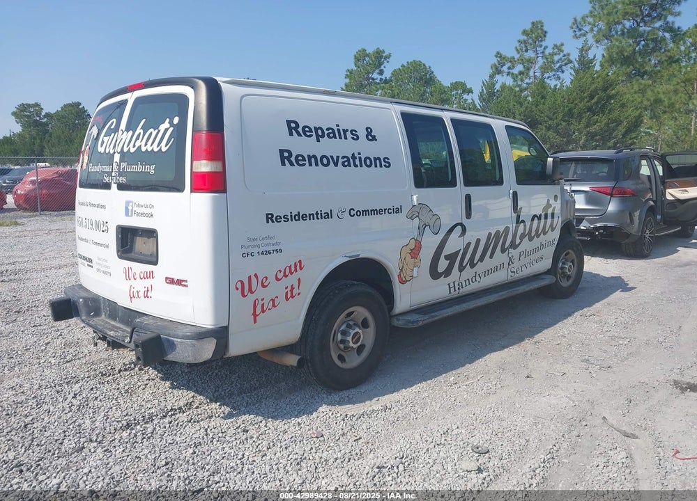 2015 GMC SAVANA 2500 WORK VAN VIN: 1GTW7FCF7F1901538