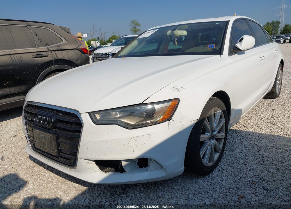 2014 AUDI A6 VIN: WAUGFAFC0EN053261