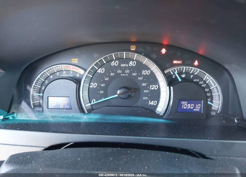 2012 TOYOTA CAMRY VIN: 4T1BF1FK1CU202389