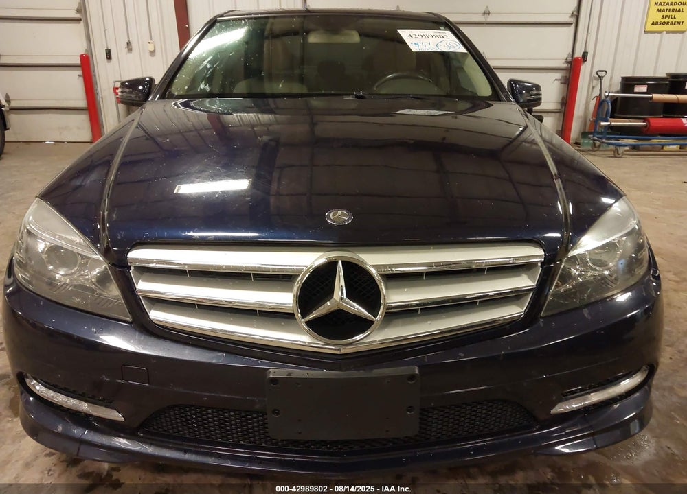 2011 MERCEDES-BENZ C CLASS VIN: WDDGF8BB7BR166532