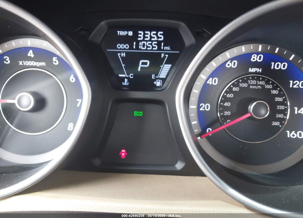 2013 HYUNDAI ELANTRA VIN: KMHDH4AE7DU801045