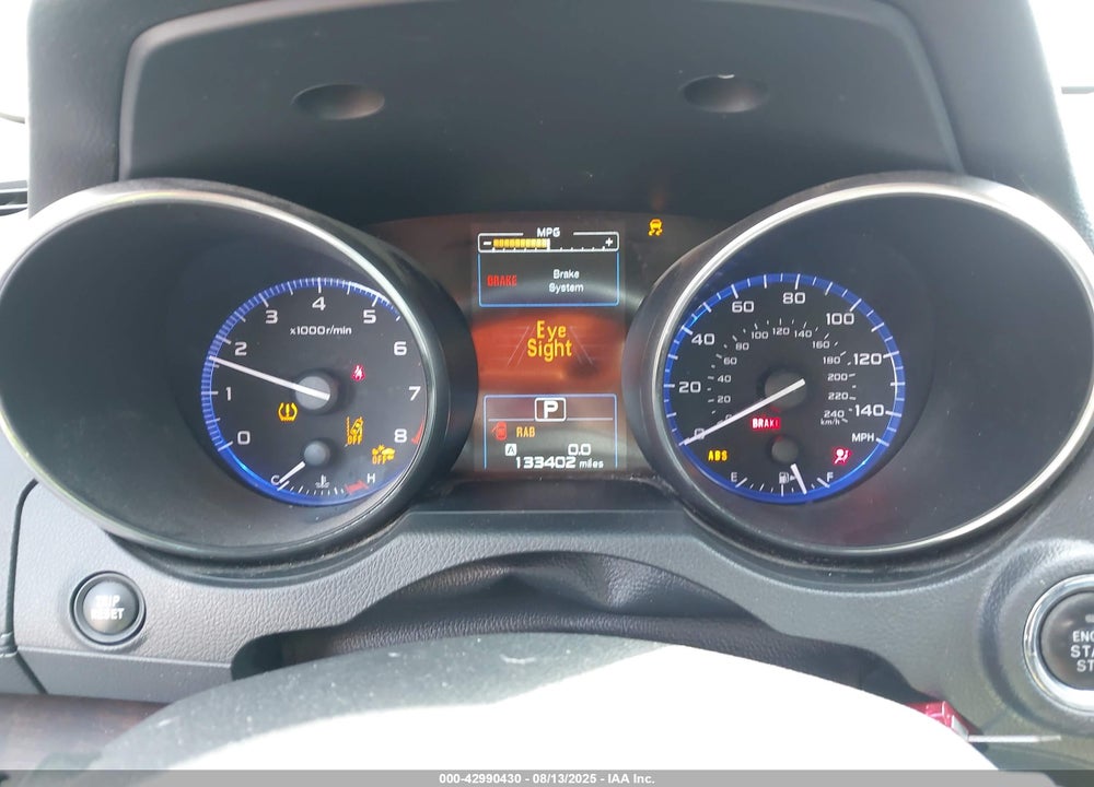 2019 SUBARU OUTBACK VIN: 4S4BSANC2K3216909