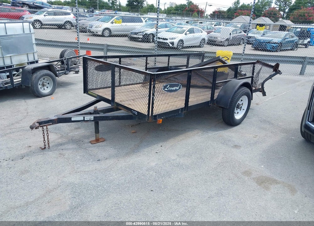 2009 LEONARD 10' UTILITY TRAILER VIN: 5BFAU10199M010617
