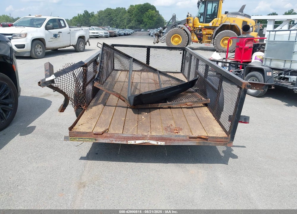 2009 LEONARD 10' UTILITY TRAILER VIN: 5BFAU10199M010617