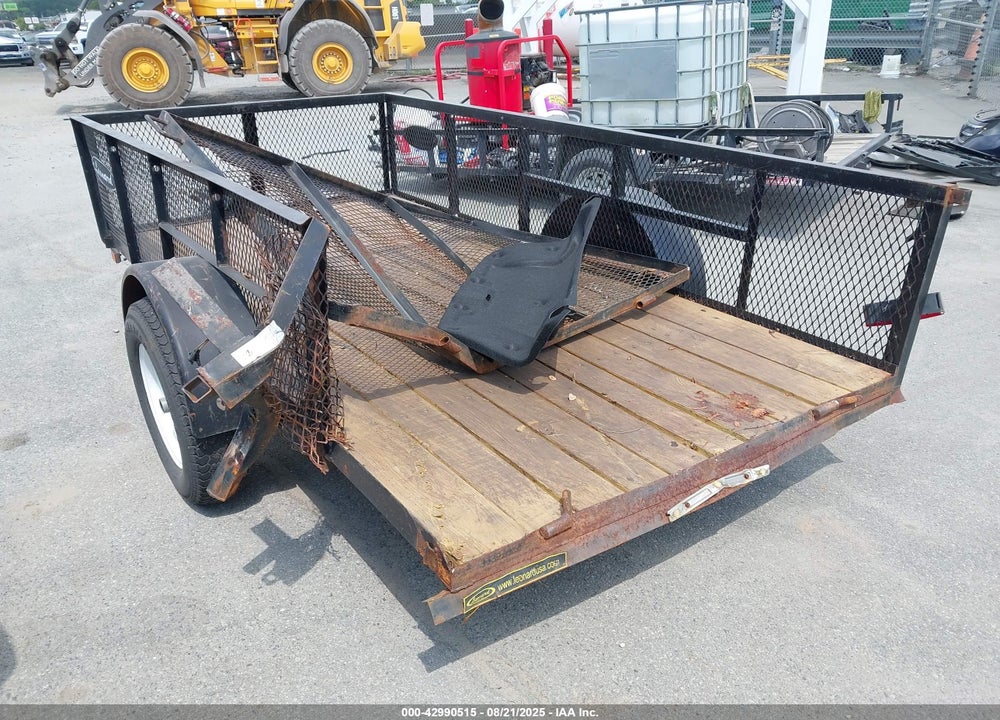 2009 LEONARD 10' UTILITY TRAILER VIN: 5BFAU10199M010617