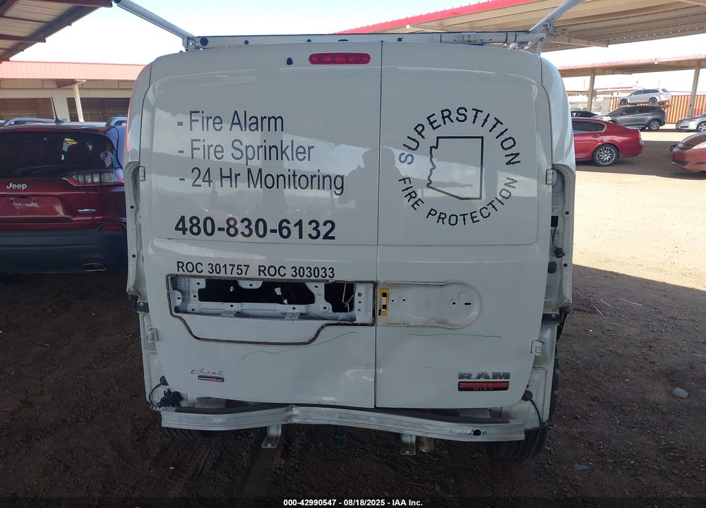 2018 RAM PROMASTER CITY TRADESMAN VIN: ZFBERFAB8J6K71940