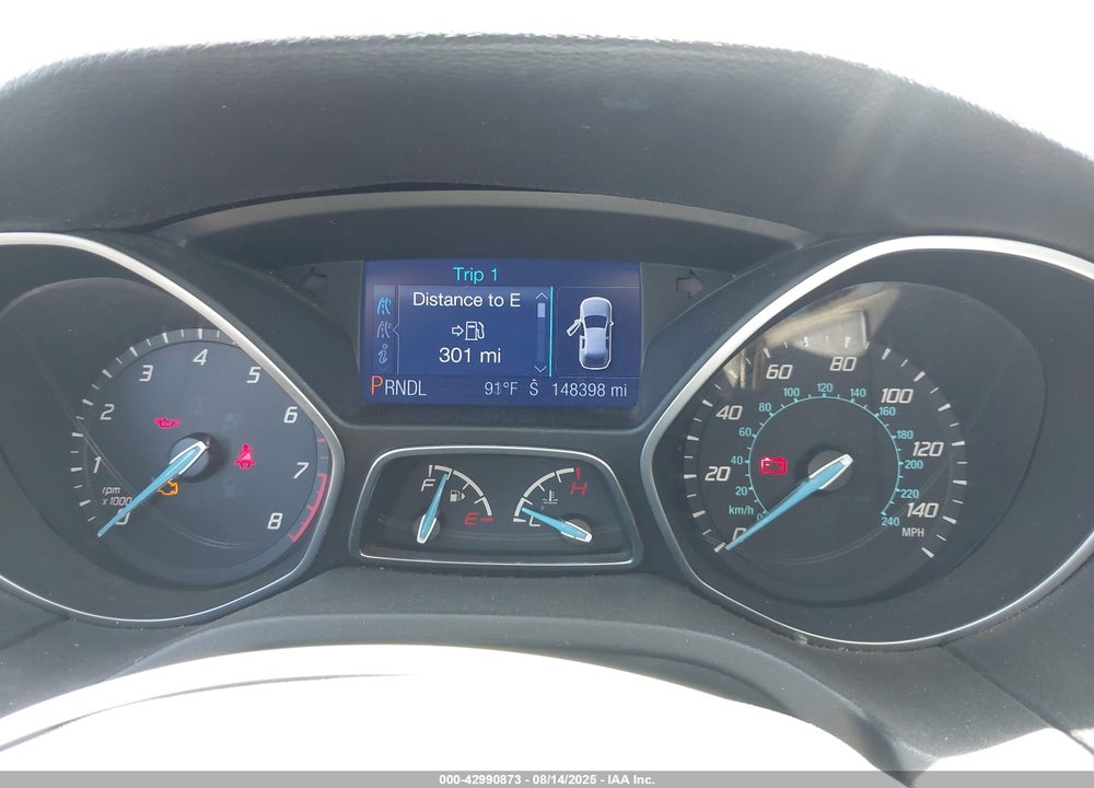 2013 FORD FOCUS VIN: 1FADP3F27DL165061