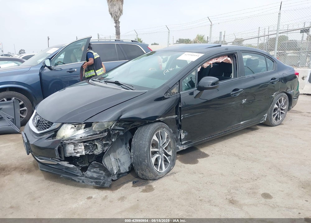 2013 HONDA CIVIC EX VIN: 19XFB2F83DE218153