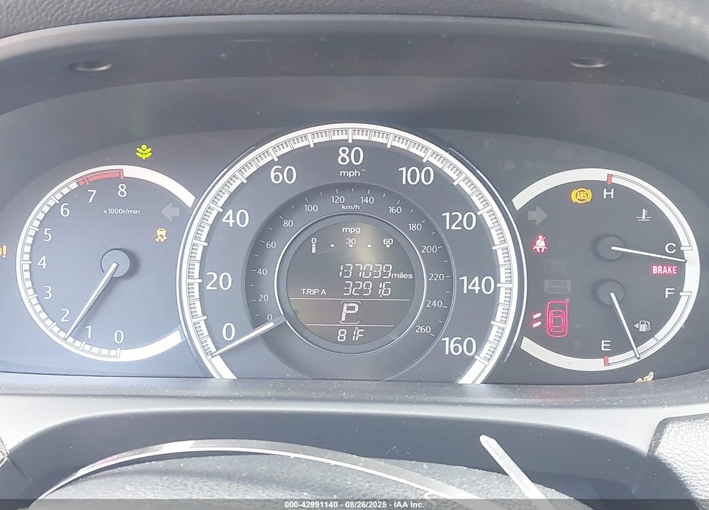 2014 HONDA ACCORD LX VIN: 1HGCR2F35EA180594